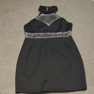 Short black cocktail dress
